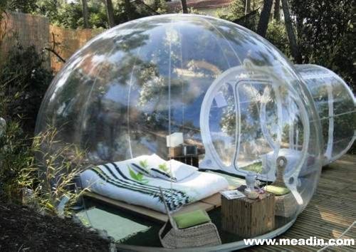 chengdu"s first-ever bubble hotel popped up