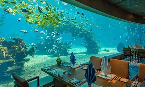 三亚海棠湾天房洲际度假酒店国内首家海洋餐厅